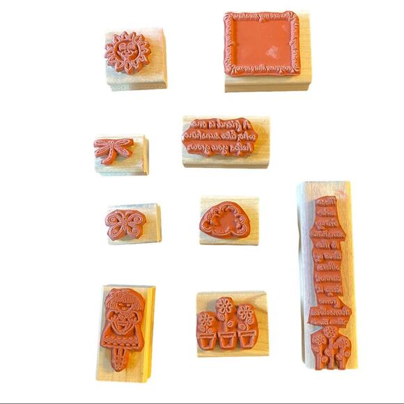 Stampin' Up! You Are My Sunshine 9 Stamp Set Butterfly Girl Flowers Cloud - Picture 2 of 2